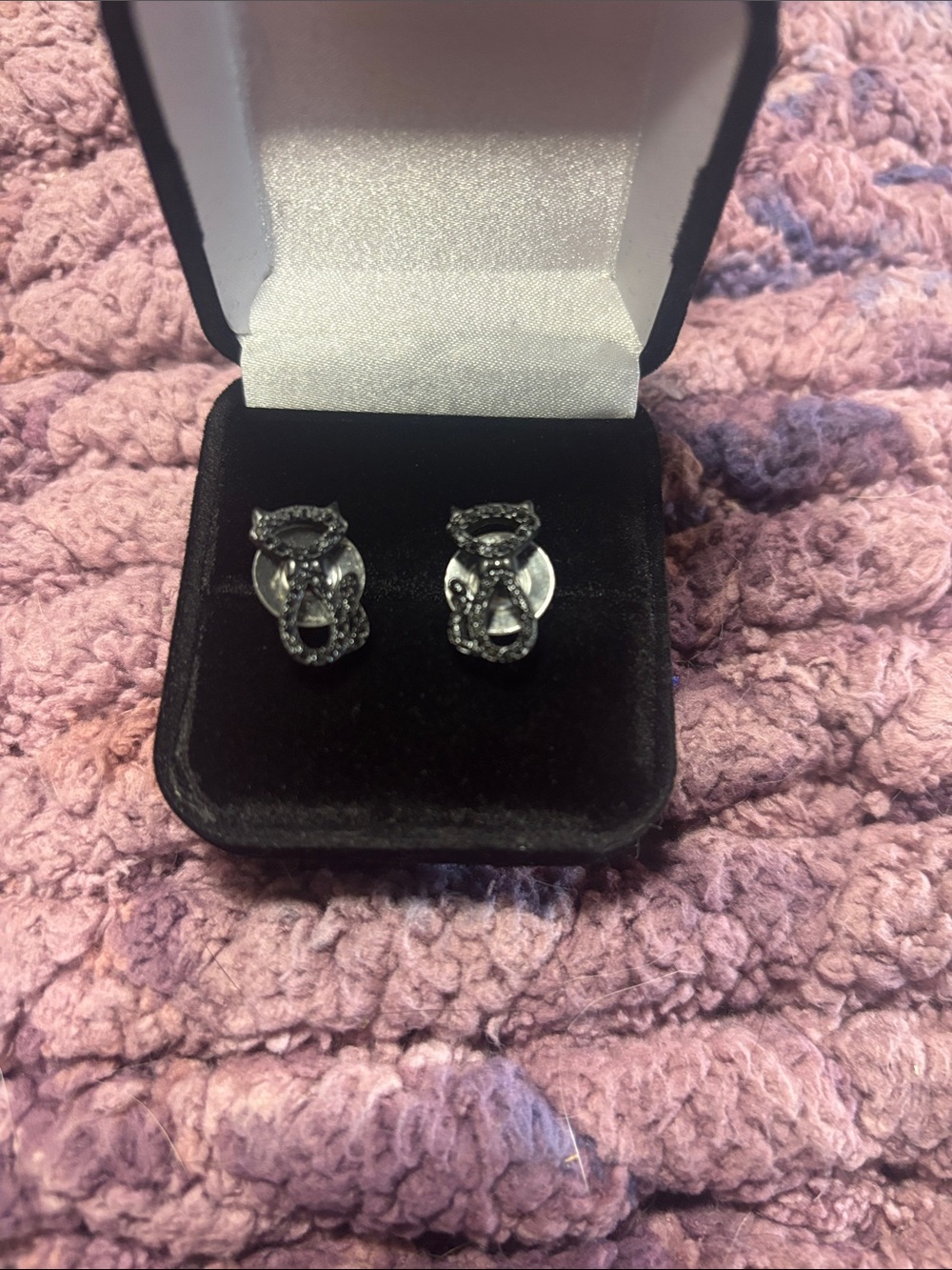 kate spade Black Car Stud Earrings